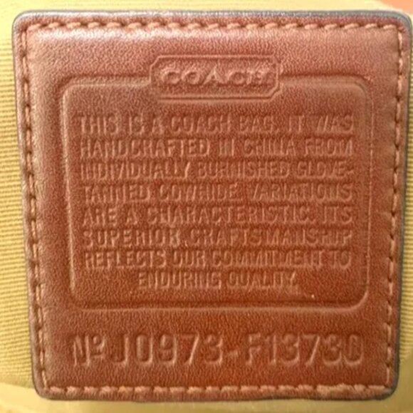 Coach Brown Leather Shoulder Bag - Picture 4 of 14